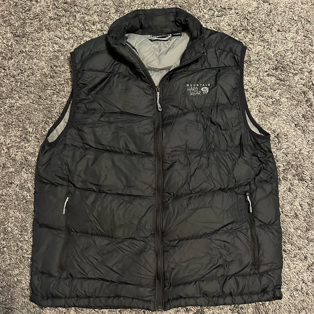 Mountain Hardwear Men's XL Black Down Puffer Vest
